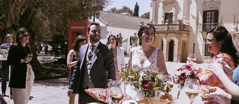 reportaje de bodas al aire libre en Valencia